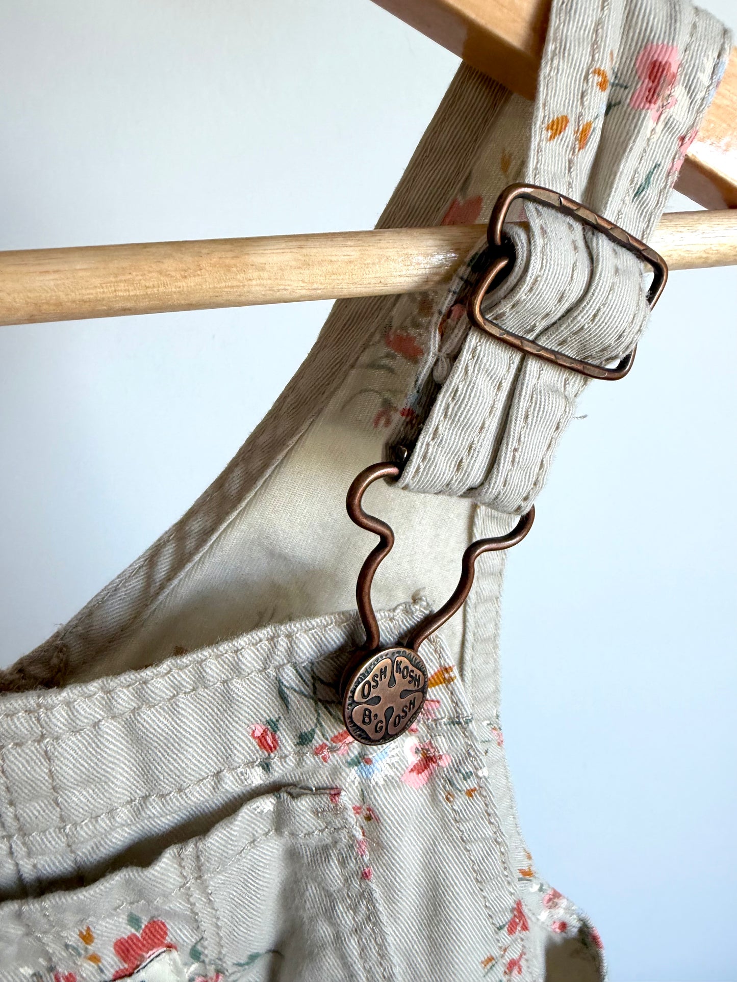OshKosh Floral Overalls / 2T