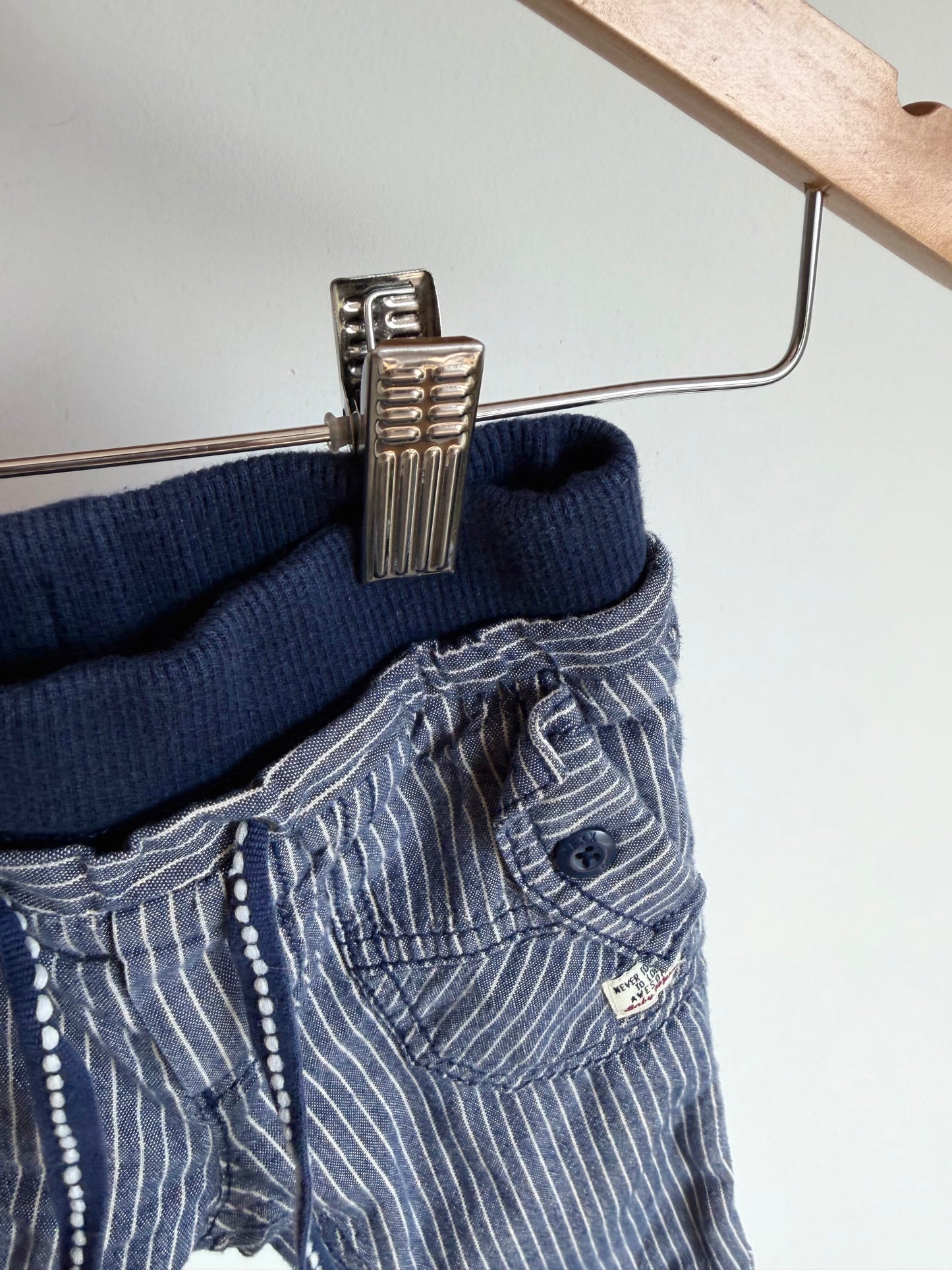 Mexx Striped Drawstring Pants / 3-6m