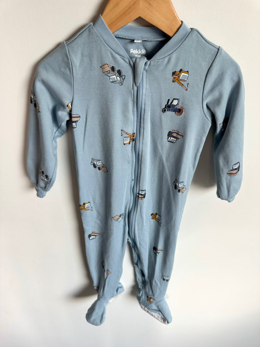 Blue Construction Sleeper / 18m