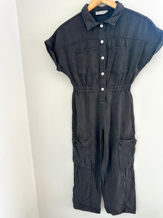 Zara Grey Cargo Jumpsuit / 10 years