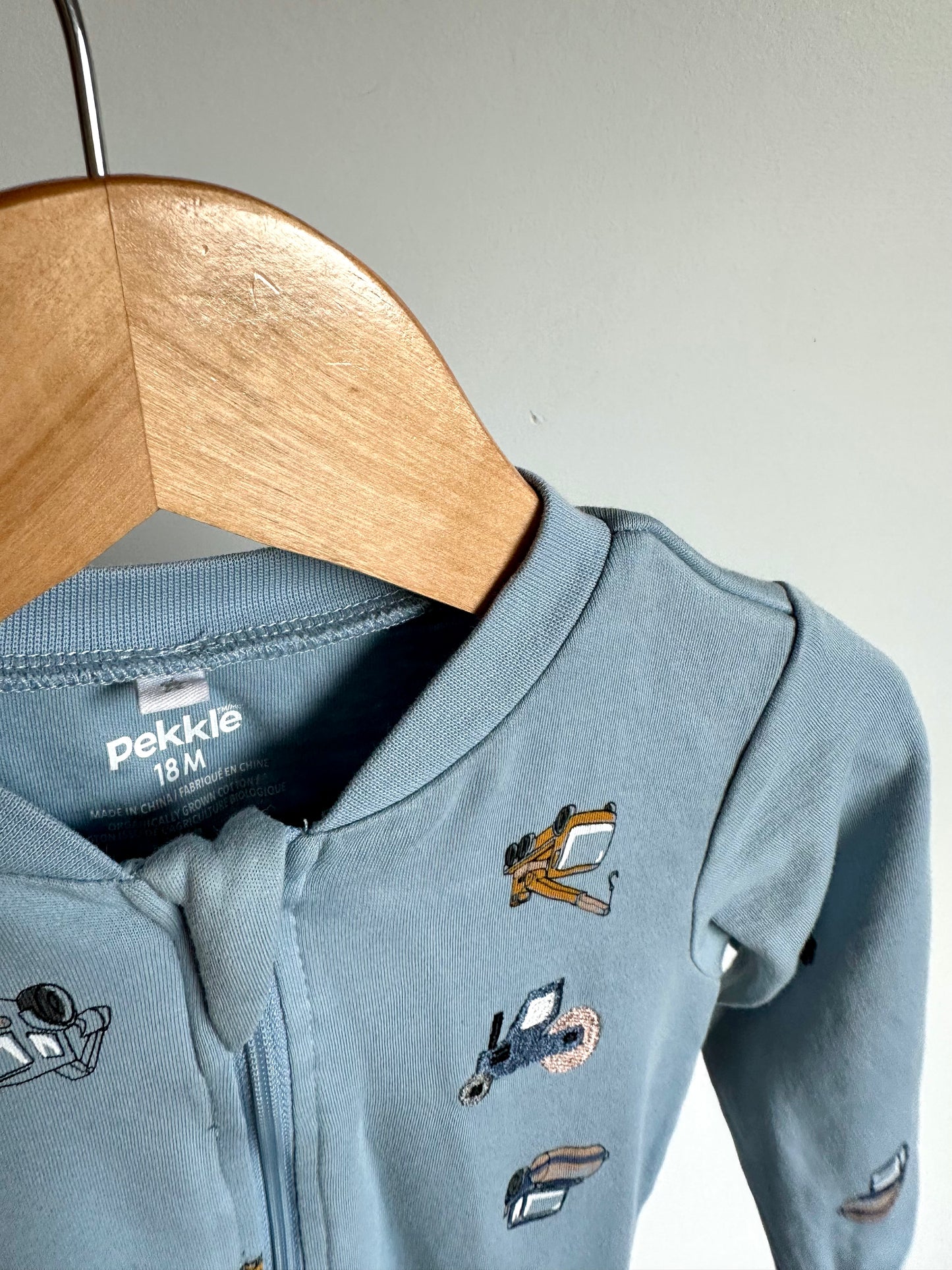 Blue Construction Sleeper / 18m