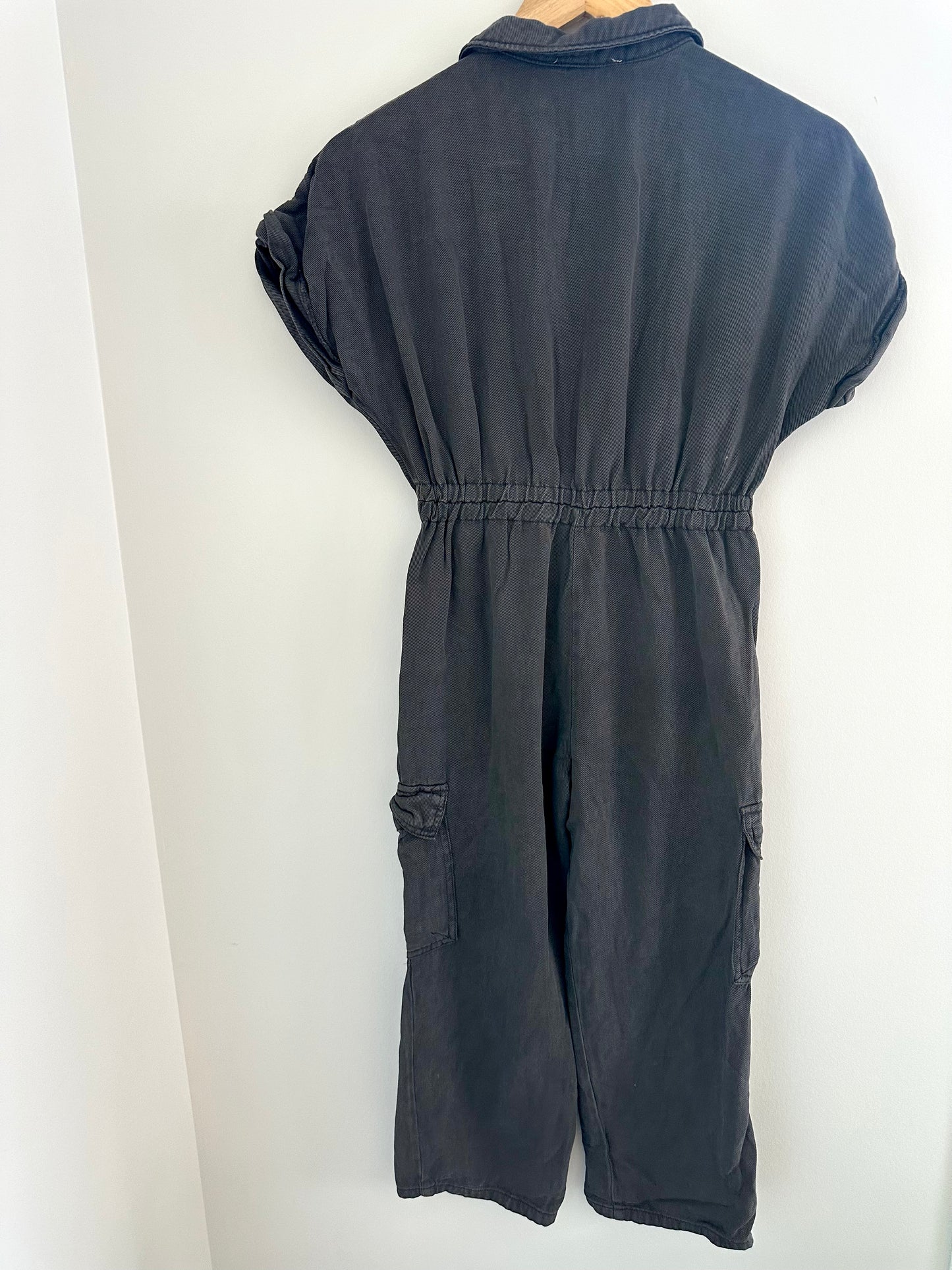 Zara Grey Cargo Jumpsuit / 10 years