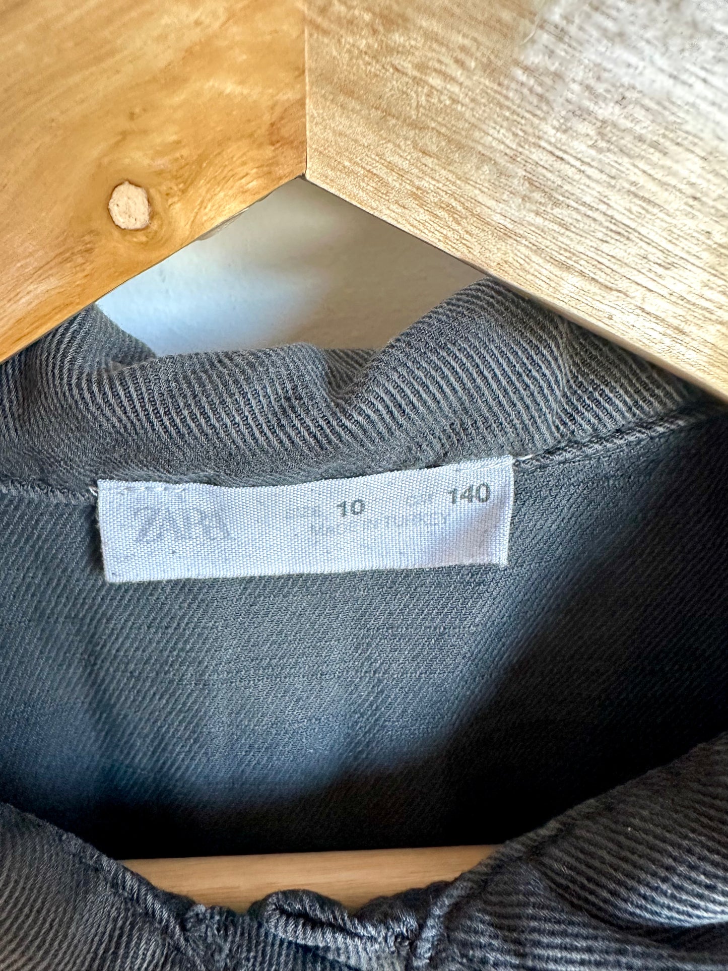 Zara Grey Cargo Jumpsuit / 10 years