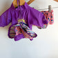 UV SKinz Two Piece Swimsuit + Hat Set / 12-18m