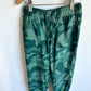 Green Camo Active Pants / 8 years