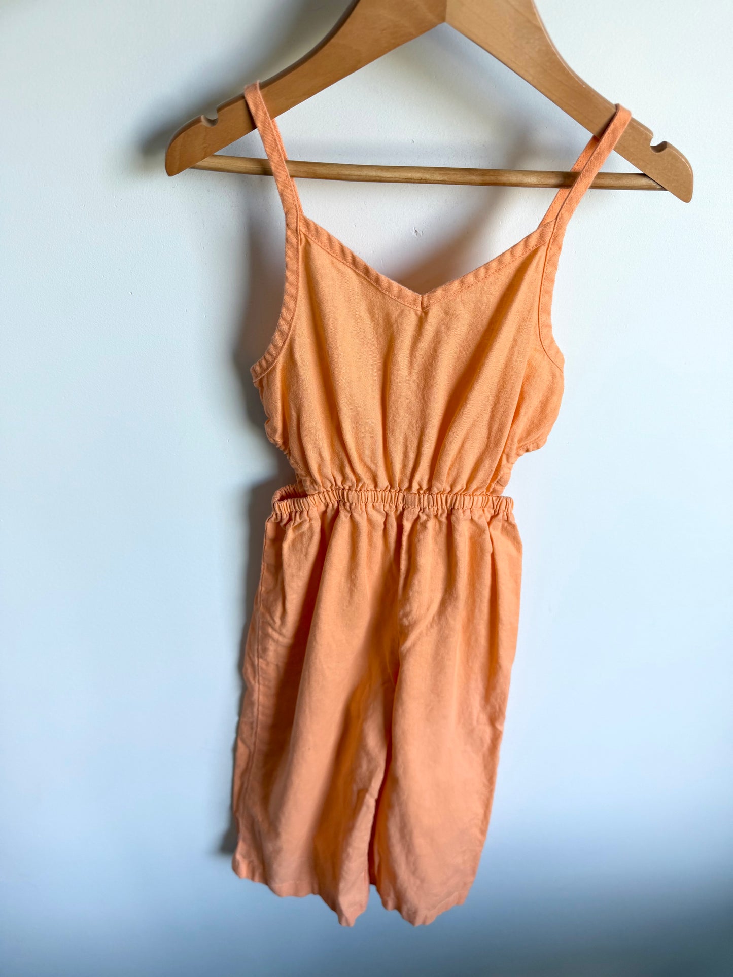 Orange Cut Out Jumpsuit / 6 years