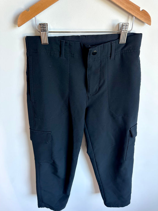Black Stretch Cargo Pants / 8 years