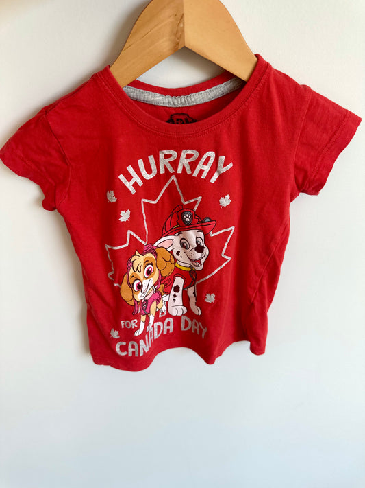 Paw Patrol Canada Day T-shirt / 2T