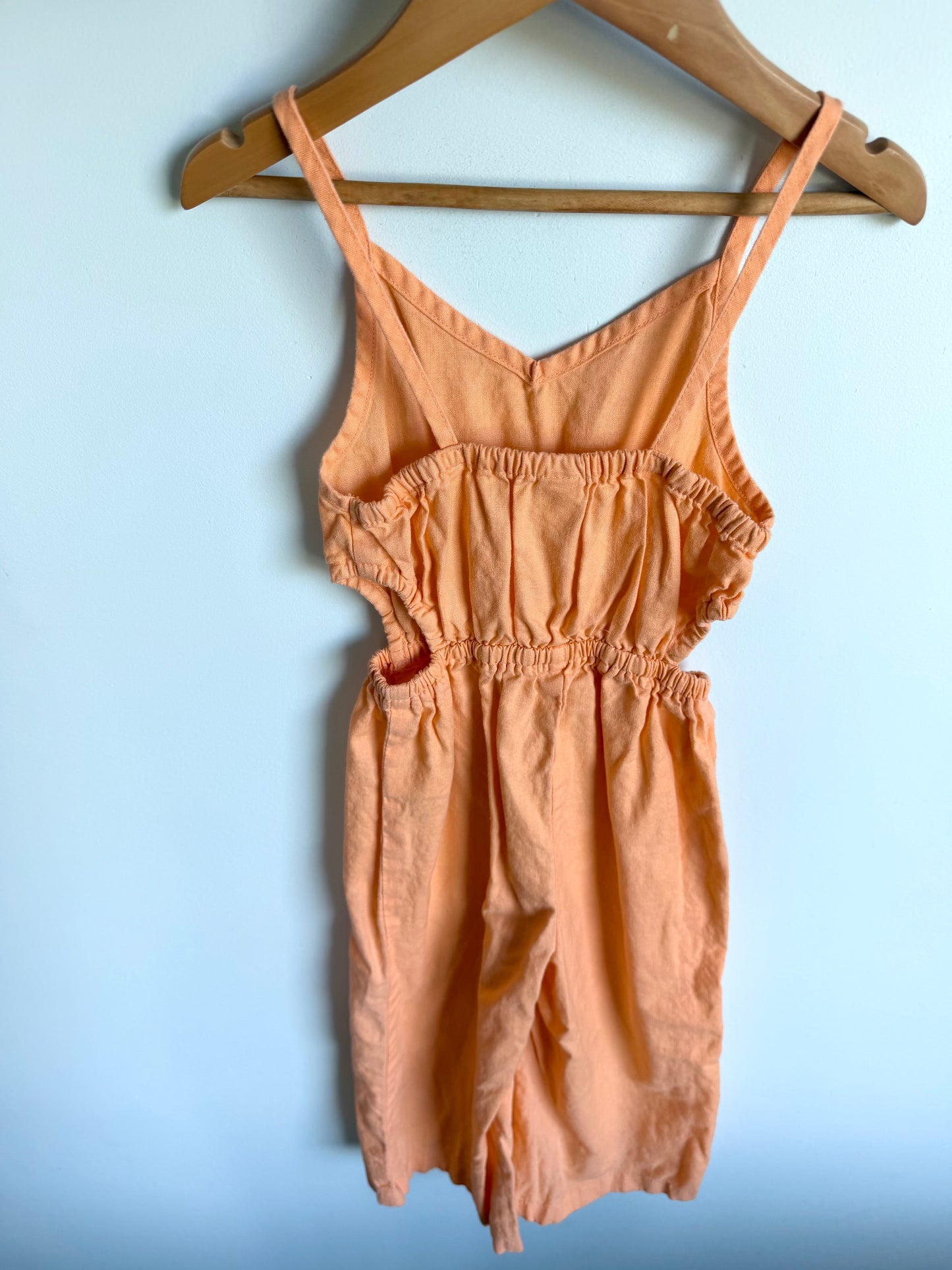 Orange Cut Out Jumpsuit / 6 years