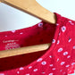 Red Floral T-Shirt Dress / 7-8 years