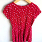 Red Floral T-Shirt Dress / 7-8 years