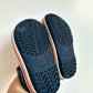 Navy Croc Sandals with Red Stripe / Size 4-5 Toddler