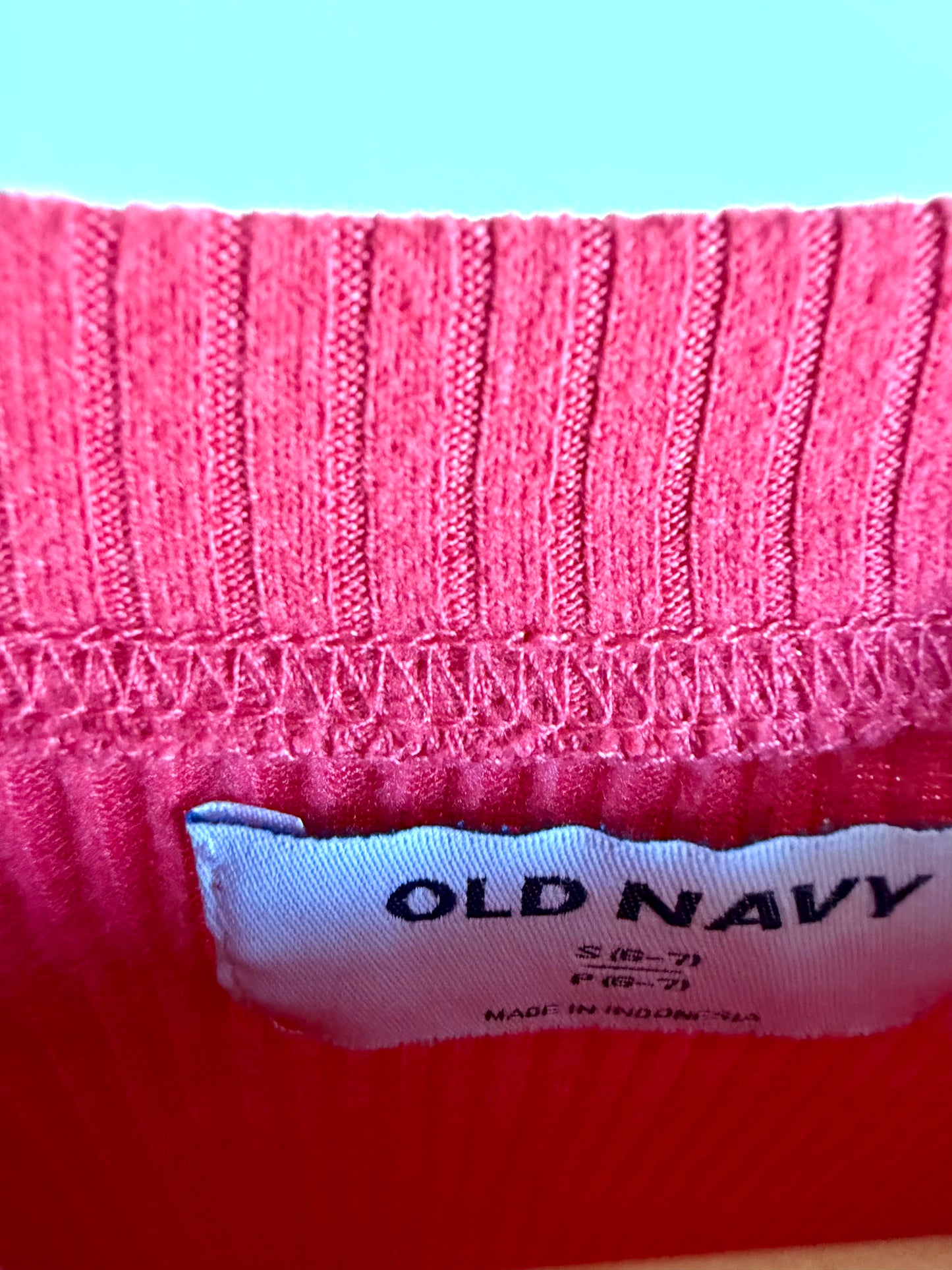 Red Adjustable Waist Dress / 6-7 years