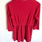 Red Adjustable Waist Dress / 6-7 years