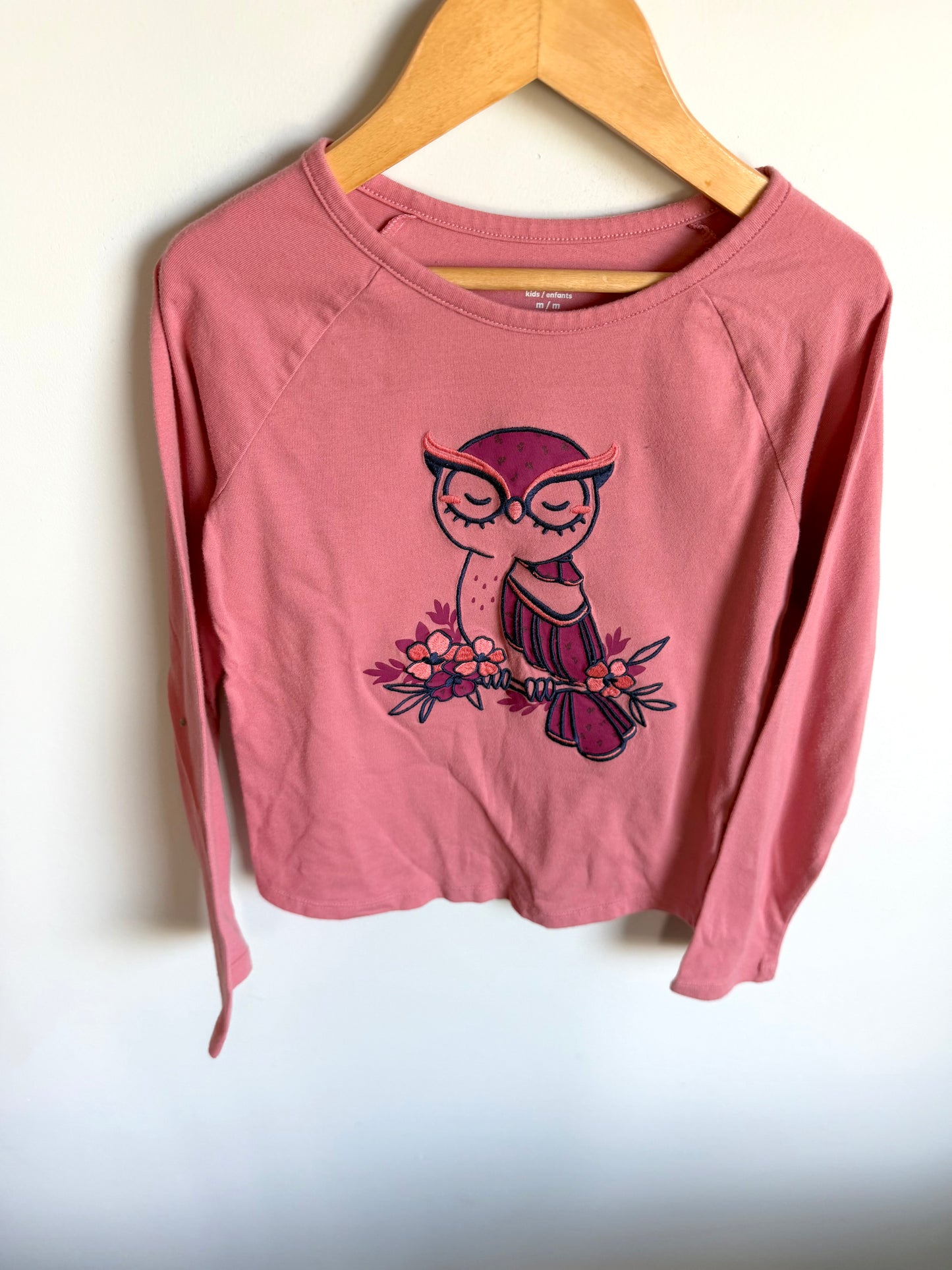 Owl Long Sleeve Top / 7-8 years