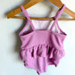 Pink Ruffle Waist Swimsuit / 24m