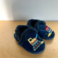 Blue Construction Slippers / Size 5-6 Toddler