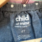 Chambray Dotted Romper / 4T