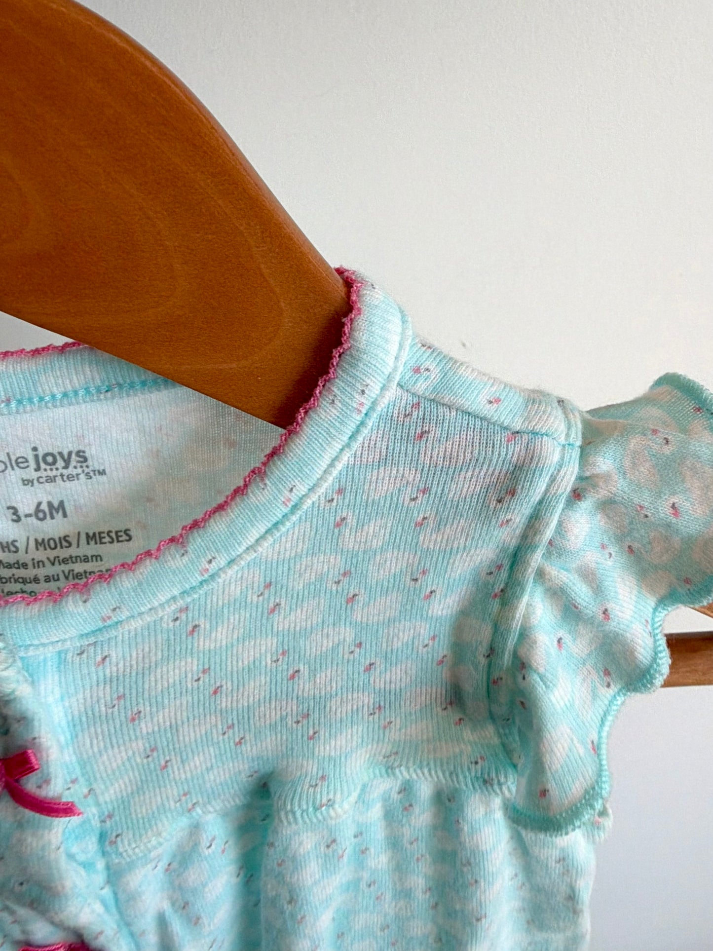 Blue Swan Romper / 3-6m