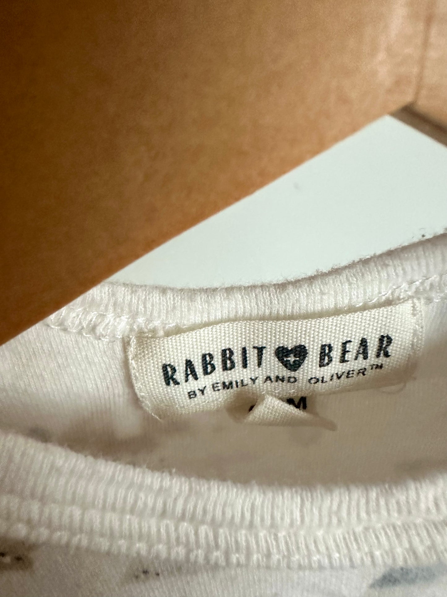 Woodlands White Longsleeve Bodysuit / 0-3m