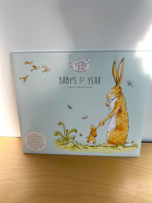 Baby's 1st Year Calendar (No Shipping)