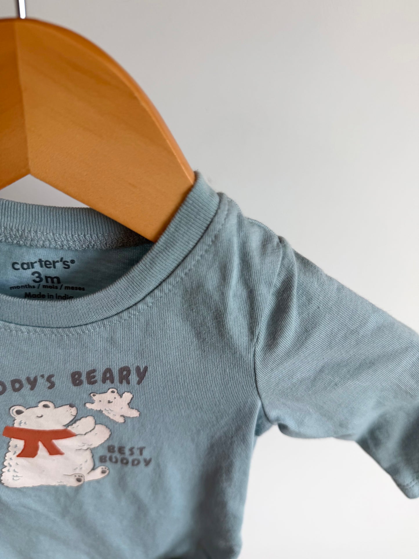 Daddy's Beary Best Buddy Bodysuit / 3m