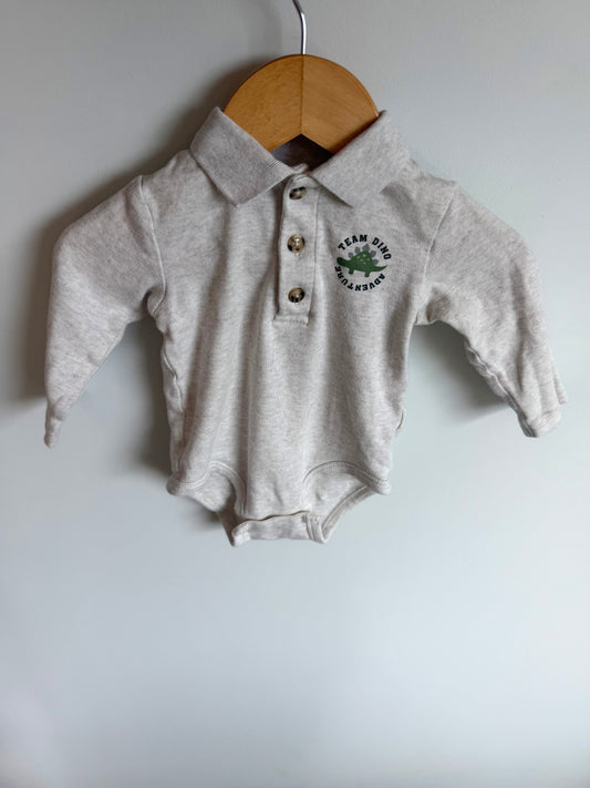 Team Dino Collared Bodysuit / 3m