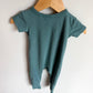 Parade Teal Short Sleeve Sleeper / 0-3m