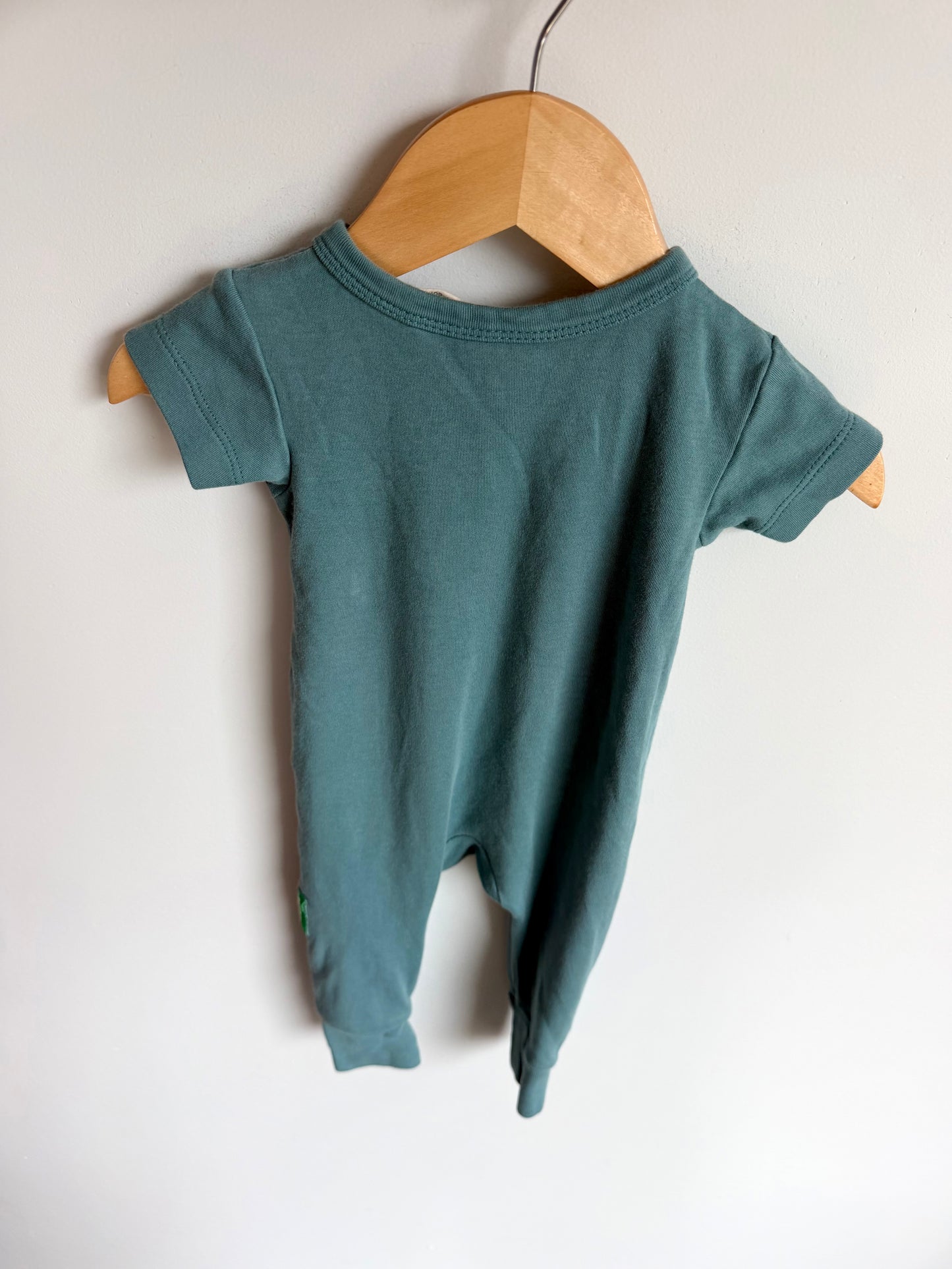 Parade Teal Short Sleeve Sleeper / 0-3m