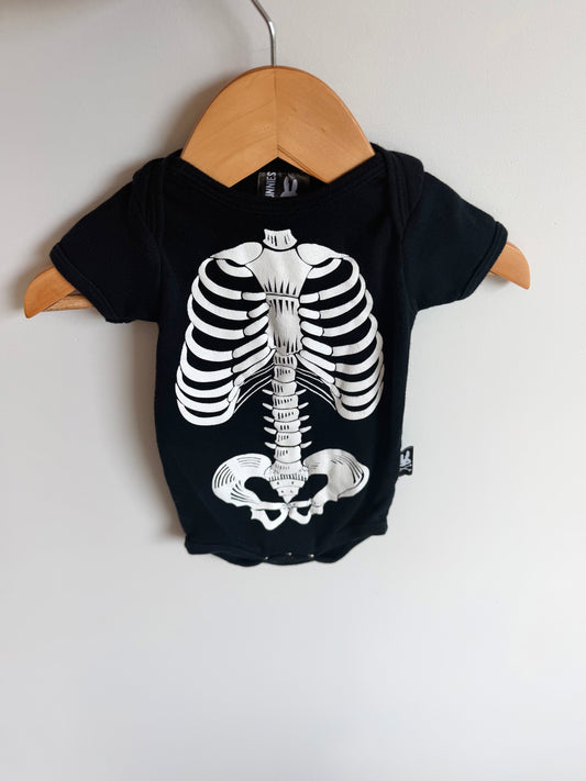 Skeleton Bodysuit / 3-6m