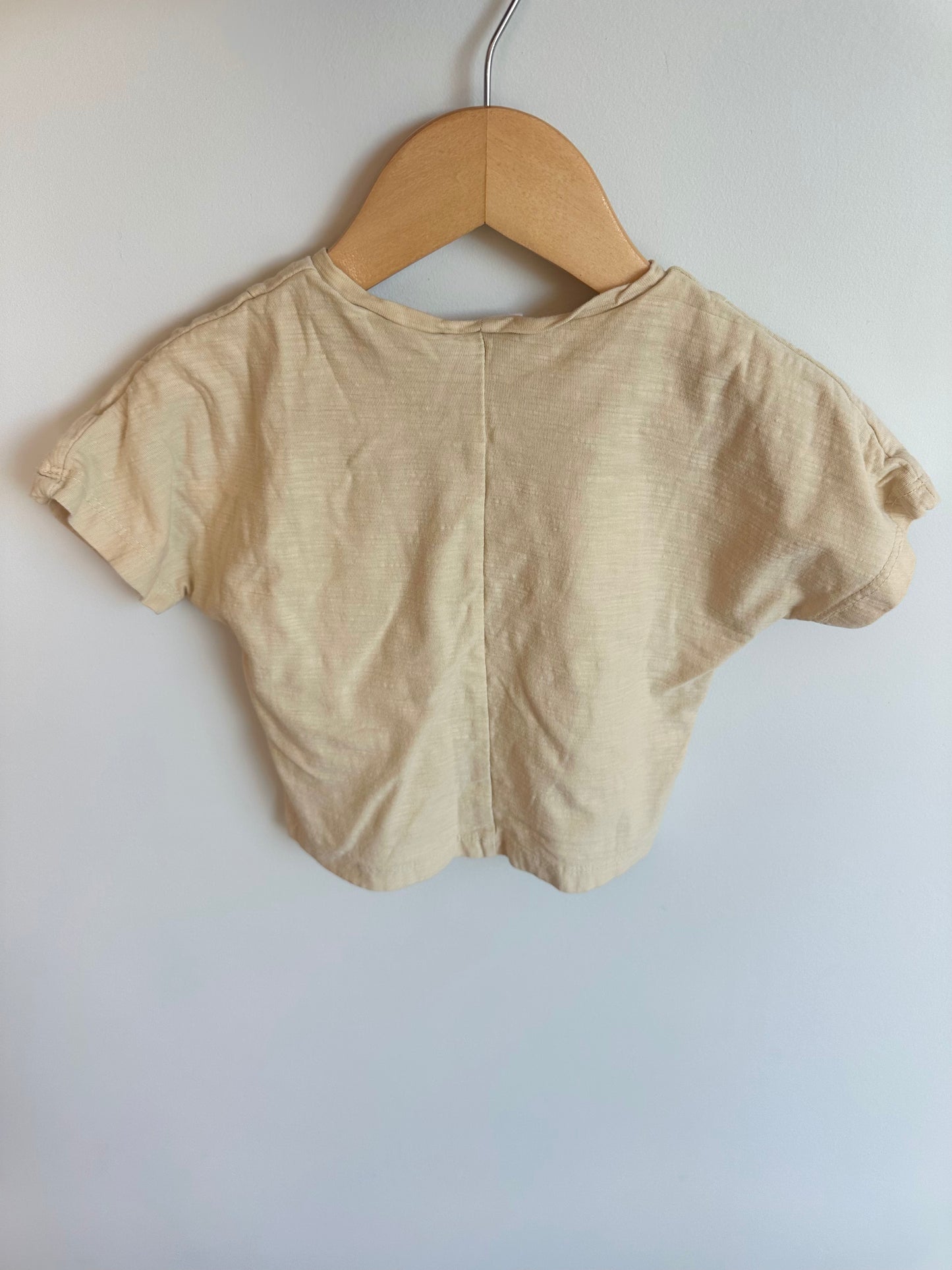 Zara Yellow Boxy T-shirt / 9-12m