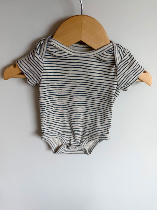 Blue Striped Bodysuit / 3m