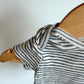 Blue Striped Bodysuit / 3m