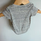 Blue Striped Bodysuit / 3m
