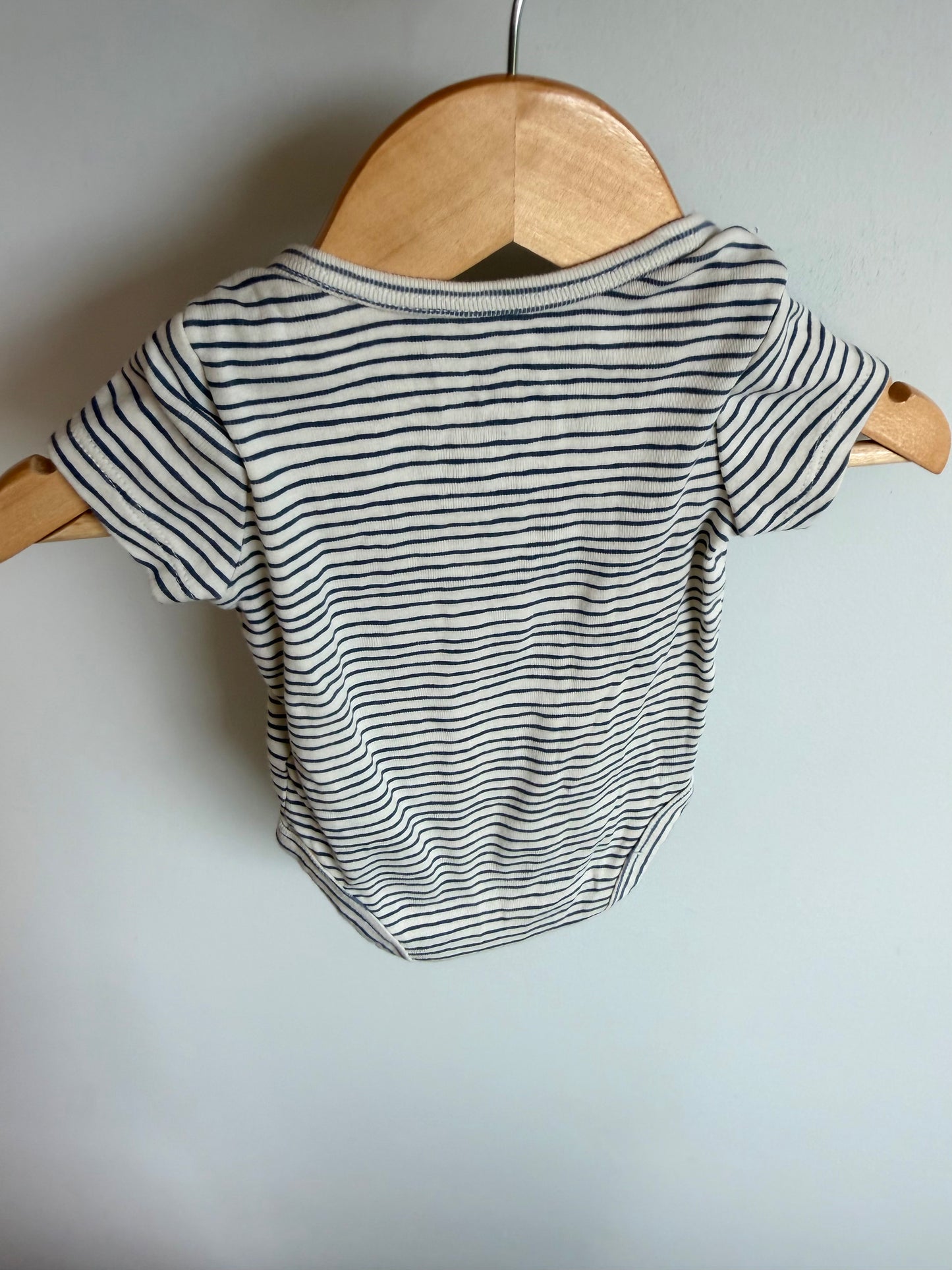 Blue Striped Bodysuit / 3m