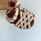 Cream Strap Sandals / Size 6 Toddler