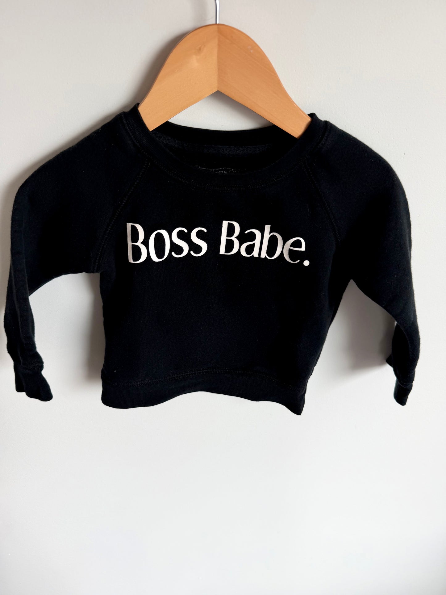 Boss Babe Sweater / 12-18m