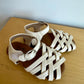 Cream Strap Sandals / Size 6 Toddler