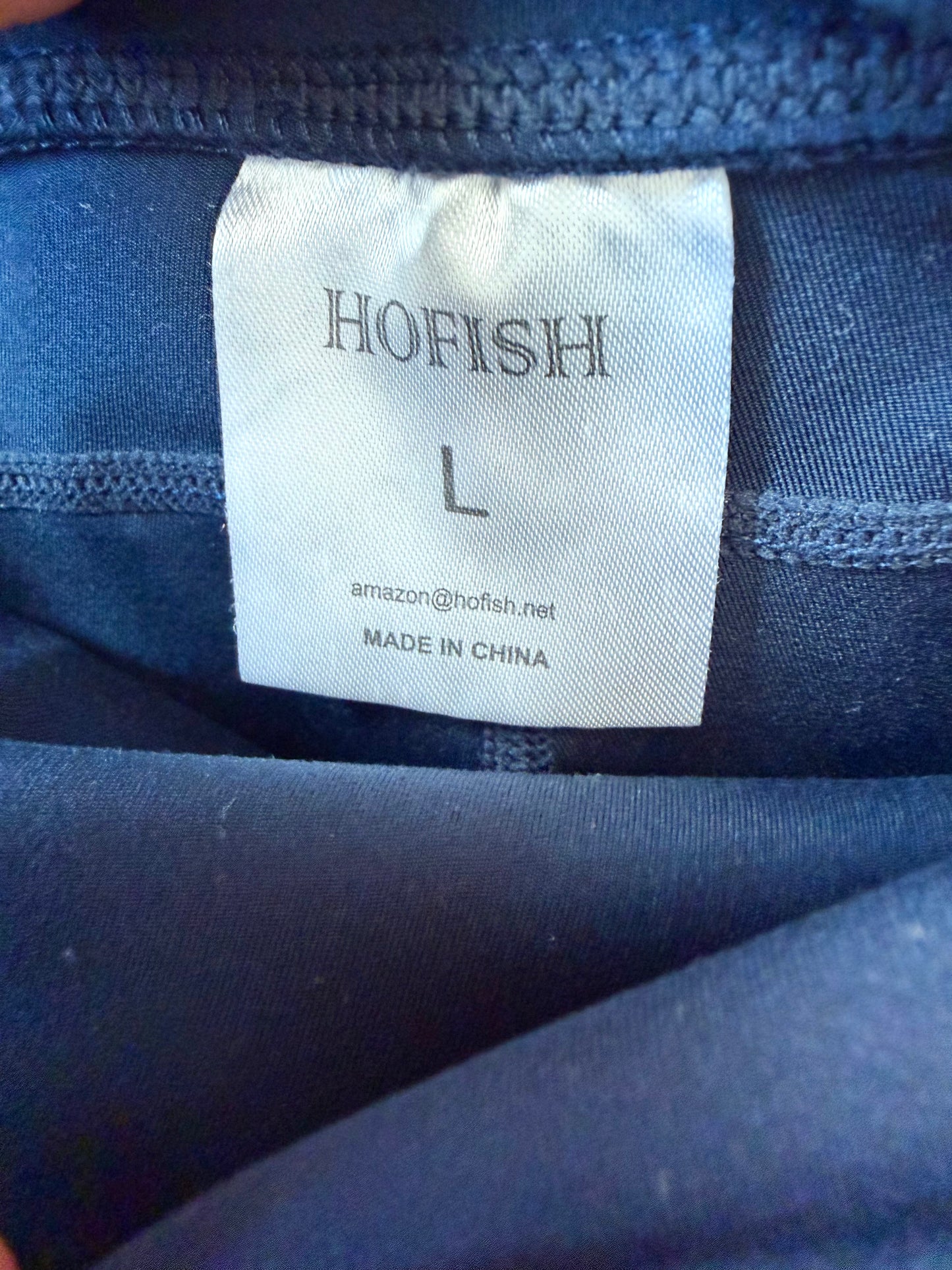 Maternity Navy Side Pockets Leggings / Large