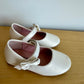 White Ballet Flats with Bow / Size 7 Toddler