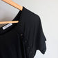 Black Nursing Maternity Gown / Large