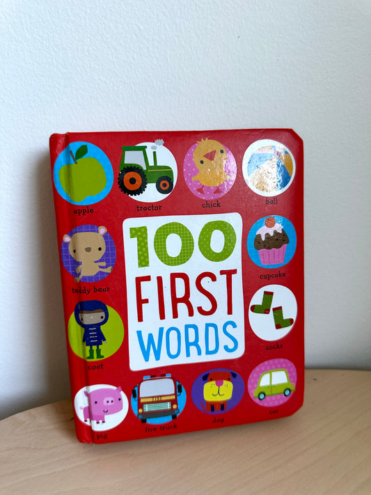 100 First Words Mini Board Book / 0-2 years