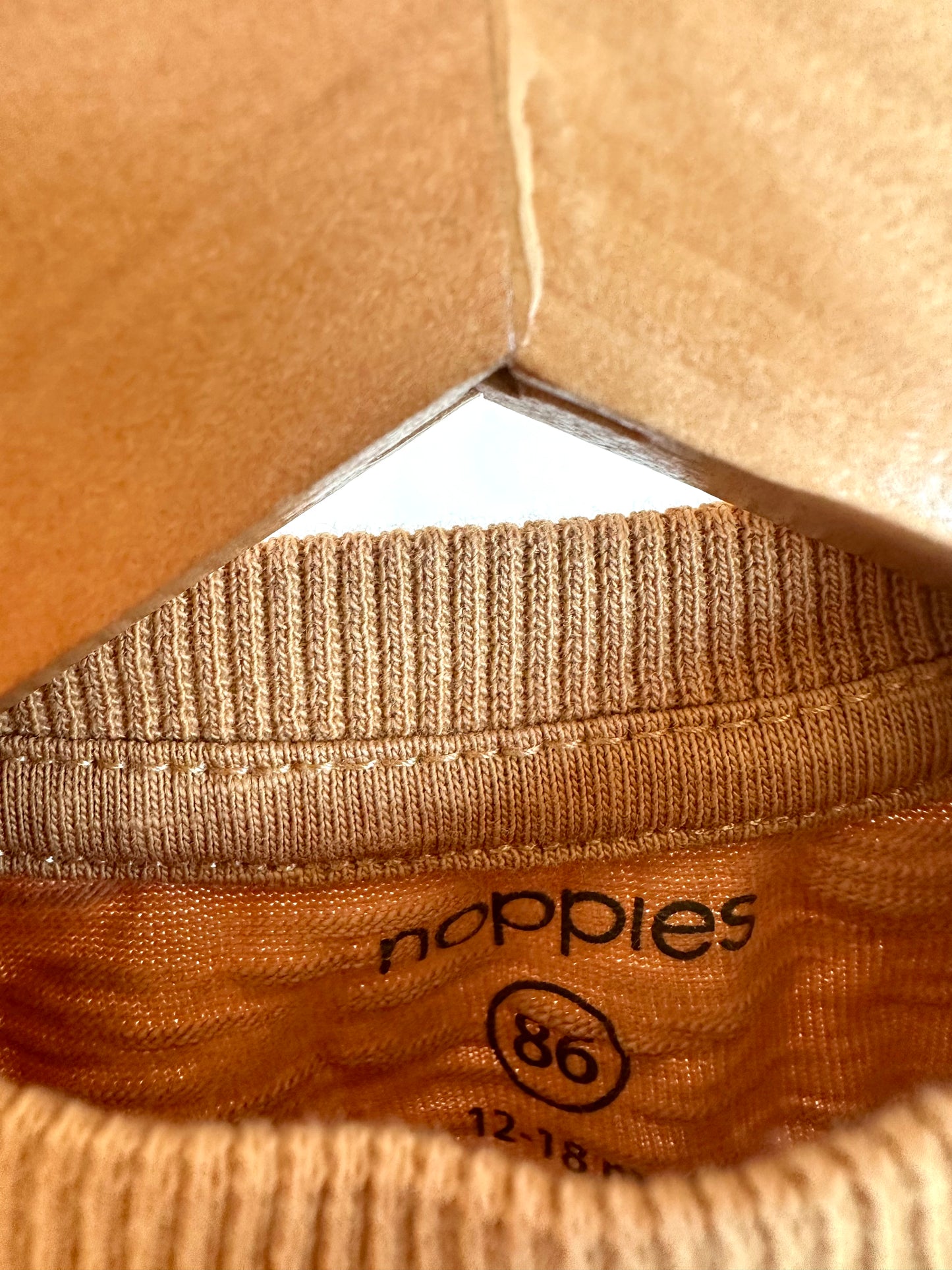 Noppies Tan Rib Long Sleeve / 12-18m