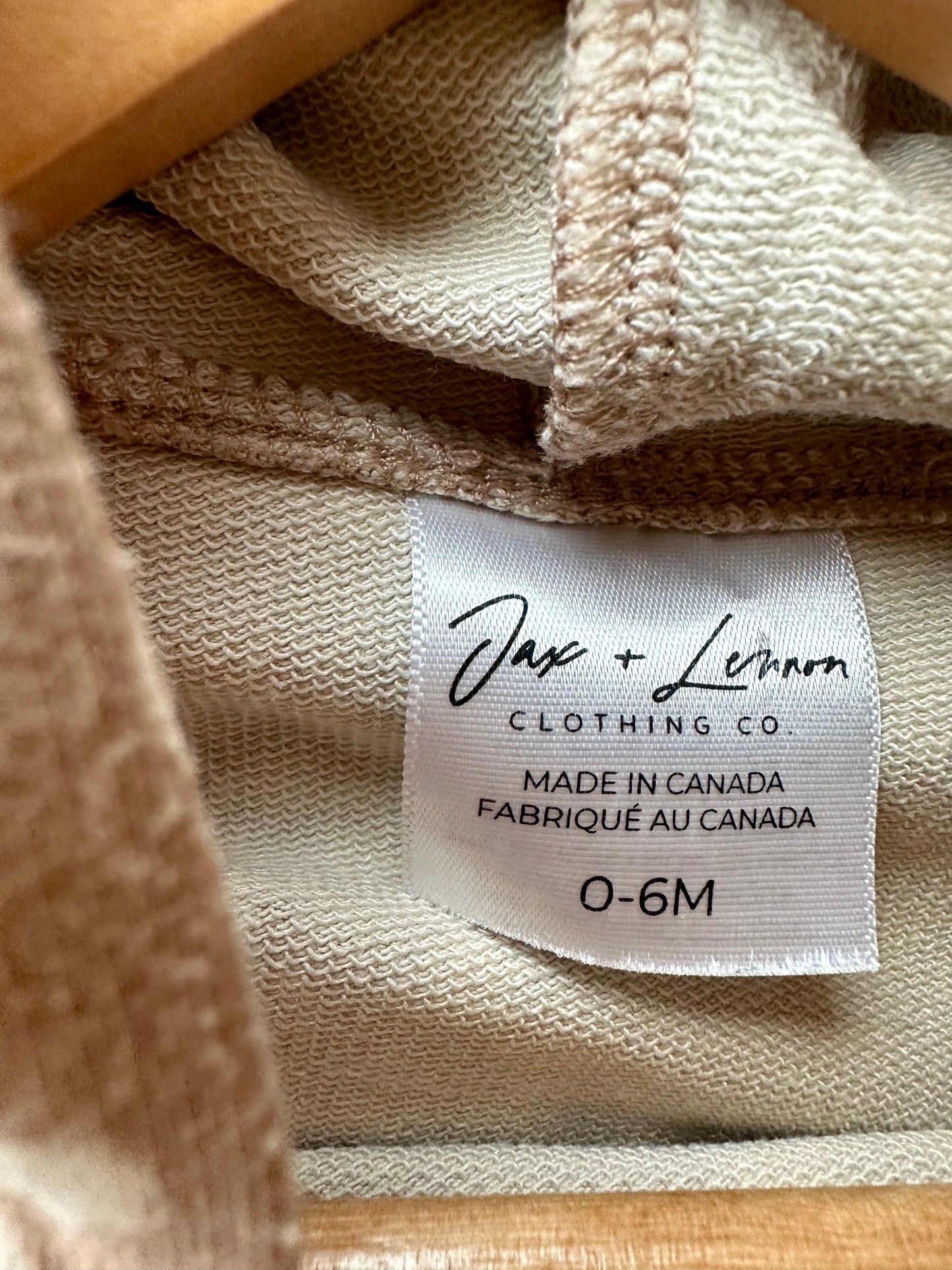 Jax + Lennon Fawn Dotted Hoodie / 0-6m