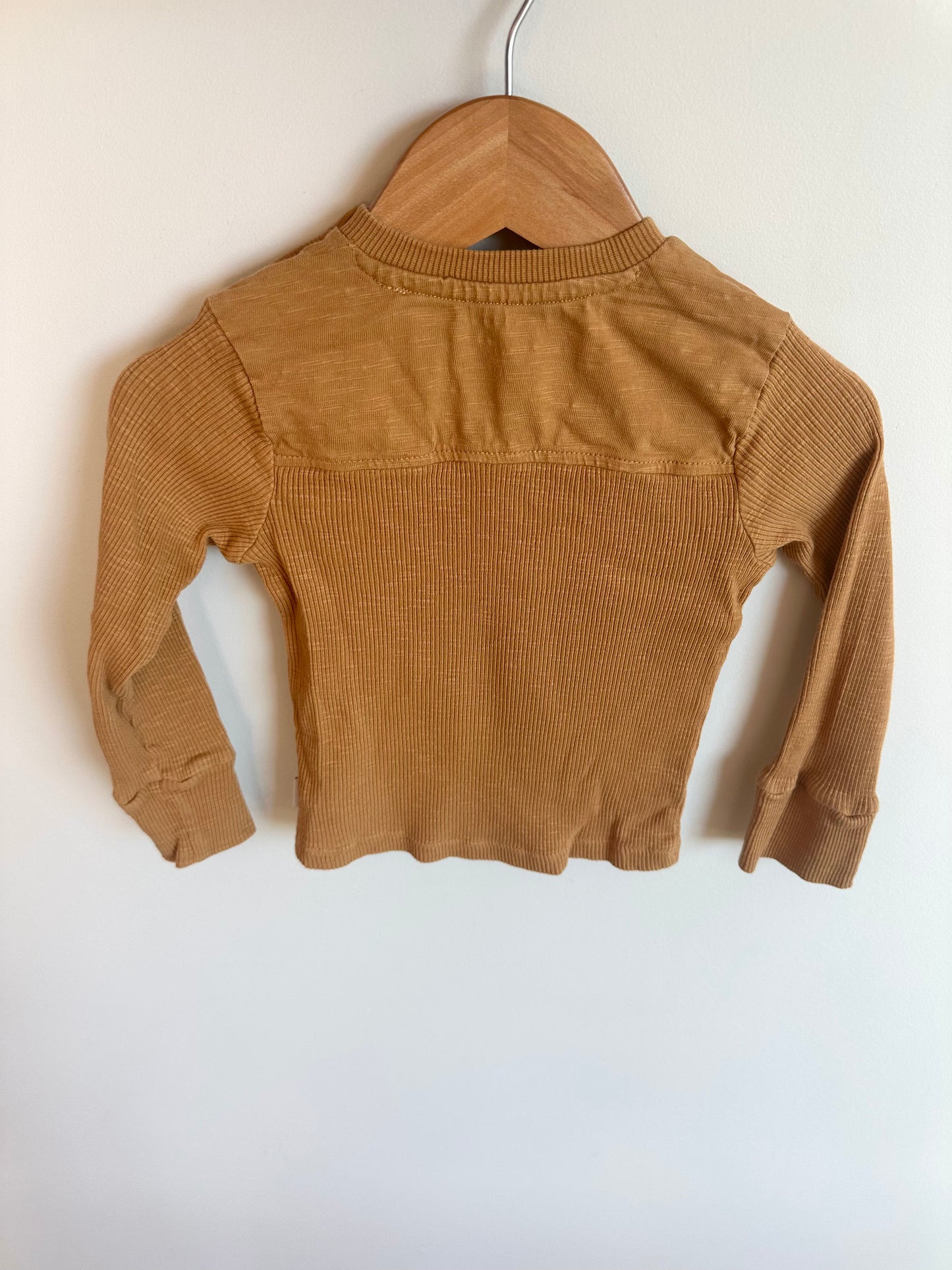 Noppies Tan Rib Long Sleeve / 12-18m