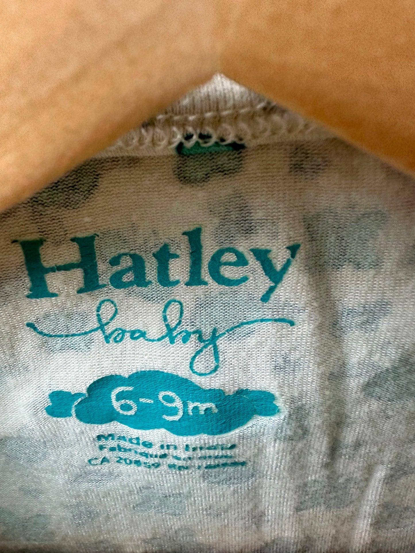 Hatley Blue Butterfly Bamboo Sleeper / 6-9m