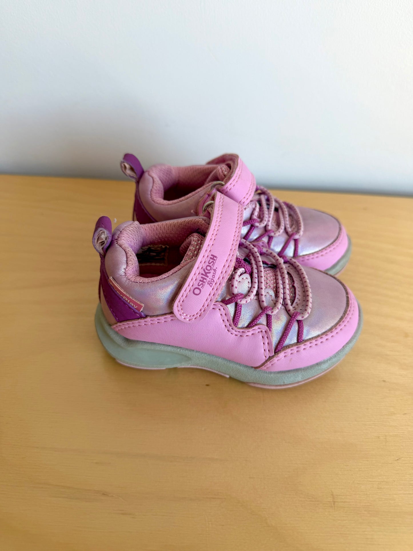 Pink EverPlay Velcro Sneaker / Size 4M Toddler