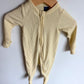 Yellow 2 Way Zipper Sleeper / 0-3m