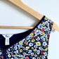 Thyme Navy Floral Nursing Top / XXL