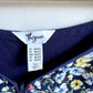 Thyme Navy Floral Nursing Top / XXL